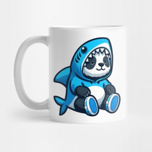 Blue Panda Shark Mug